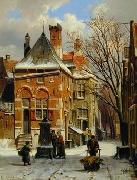 unknow artist European city landscape, street landsacpe, construction, frontstore, building and architecture.046 oil painting picture wholesale